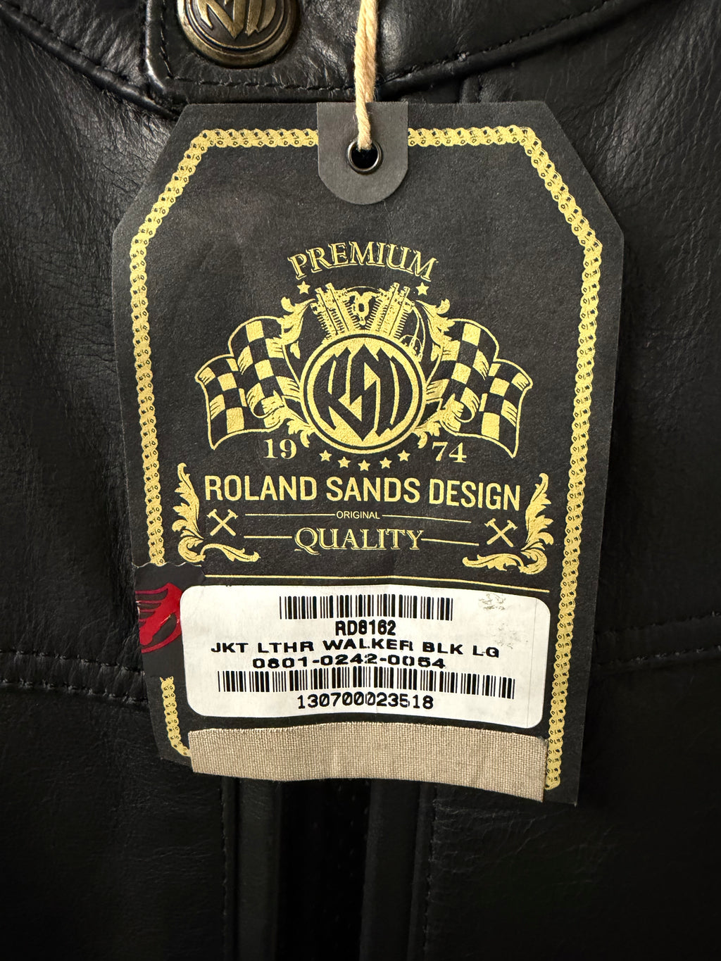 Blouson en cuir ZERO X Roland Sands