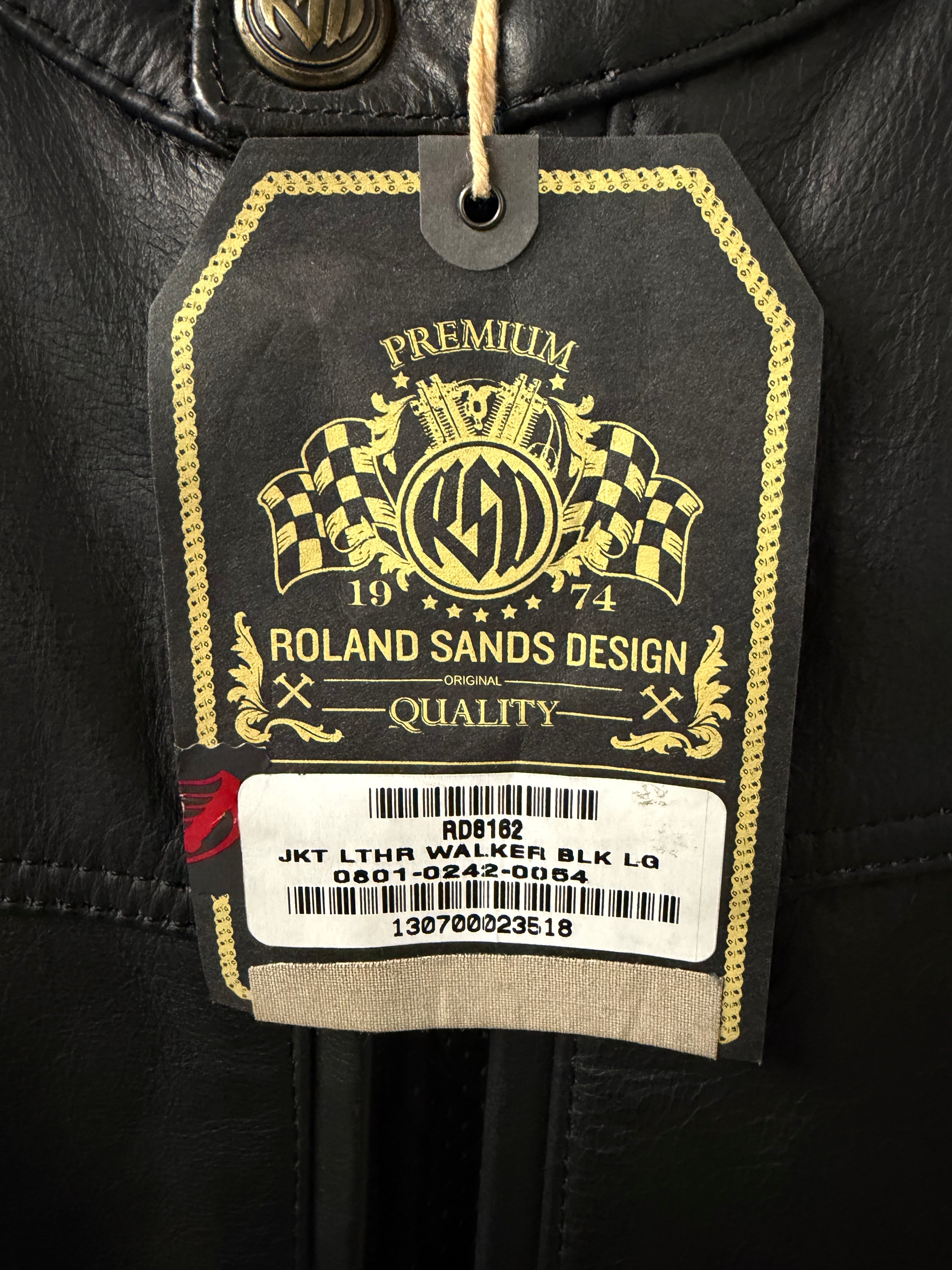 Blouson en cuir ZERO X Roland Sands