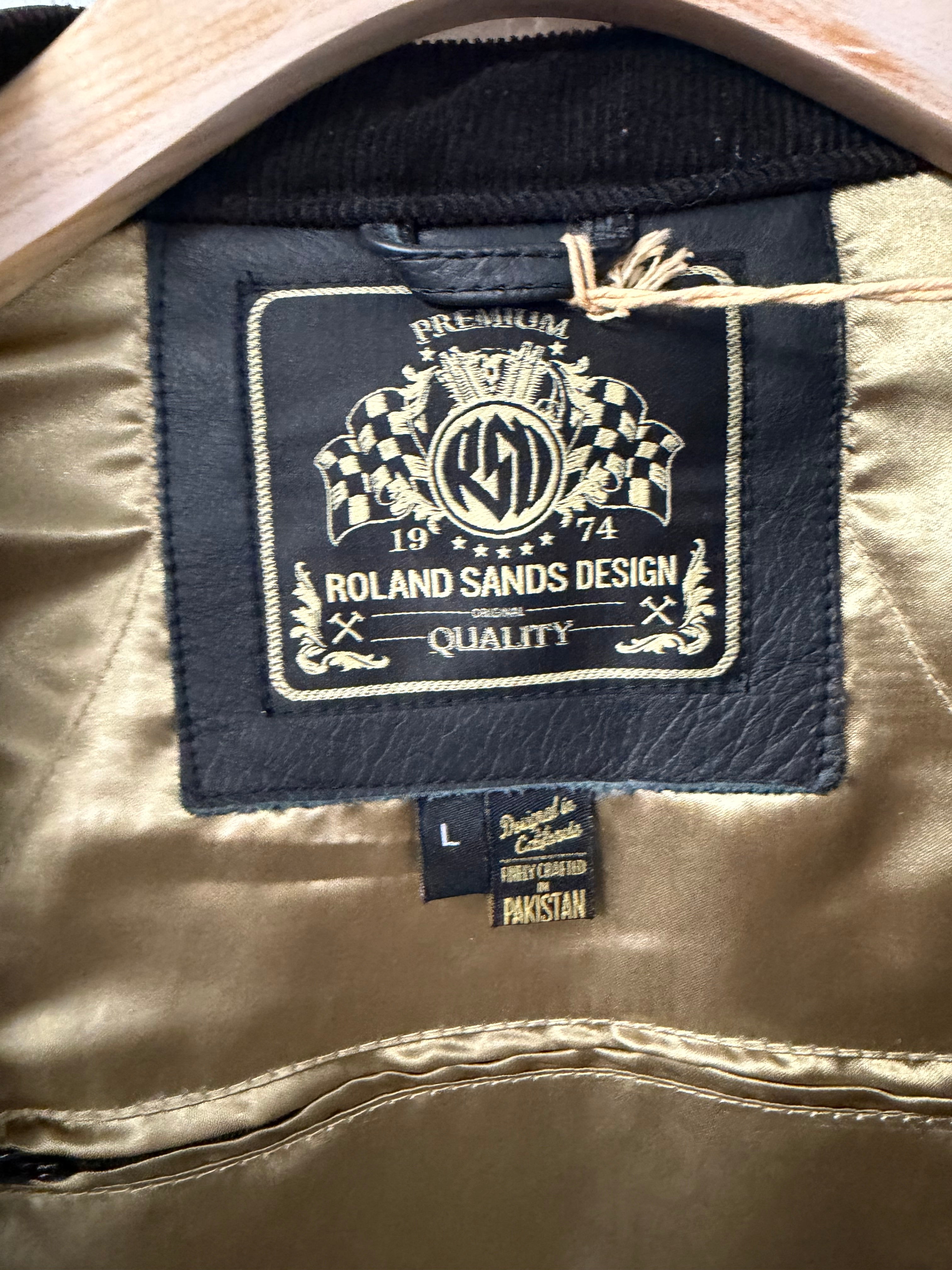 Blouson en cuir ZERO X Roland Sands