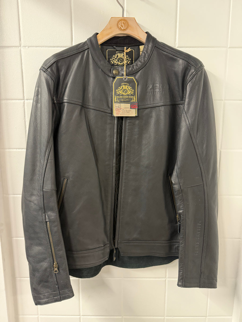 Blouson en cuir ZERO X Roland Sands